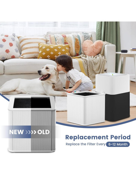 Filtros de Reemplazo H13 2 Pack KEYINGXUAN para Blue Pure 211+