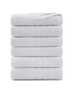Juego de Toallas de Baño Casa Platino 100% Algodón 6 Piezas 61x122cm
