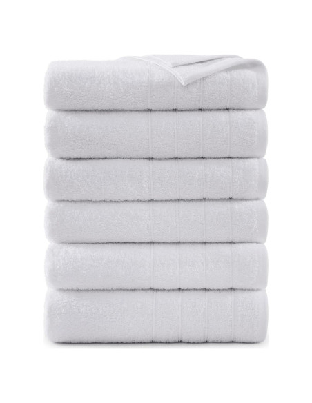 Juego de Toallas de Baño Casa Platino 100% Algodón 6 Piezas 61x122cm Juego de Toallas de Baño Casa Platino 100% Algodón 6 Piezas 61x122cm