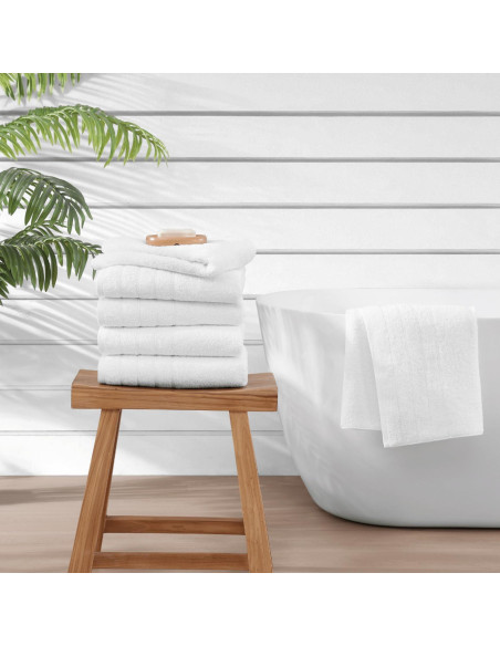 Juego de Toallas de Baño Casa Platino 100% Algodón 6 Piezas 61x122cm Juego de Toallas de Baño Casa Platino 100% Algodón 6 Piezas 61x122cm