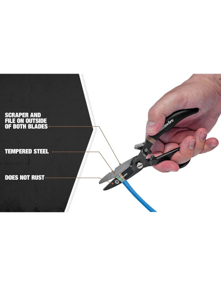 Tijeras de Electricista Southwire ESP-1 con Cuchilla Serrada