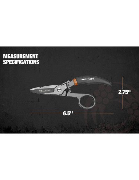 Tijeras de Electricista Southwire ESP-1 con Cuchilla Serrada