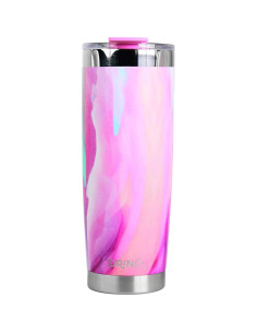 Vaso Aislado de Acero Inoxidable Drinco 590ml con Tapa y Popotes 2