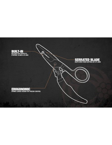 Tijeras de Electricista Southwire ESP-1 con Cuchilla Serrada