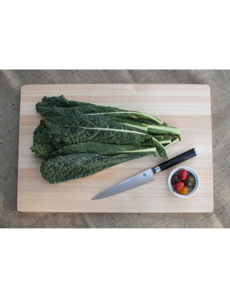 Cuchillo Utilitario Shun 15 cm y Tijeras Multiusos Kai