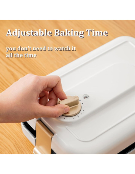 Sandwich Maker GeBogy 3 en 1 600W Placas Antiadherentes