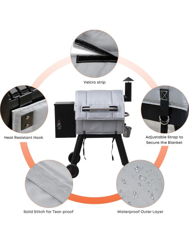 Manta de Aislamiento Stanbroil para Parrillas Traeger Pro 575