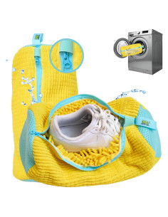 Bolsa de Lavado de Zapatos Ohhmycart 2 Piezas Microfibra
