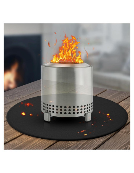 Alfombrilla Ignífuga GIESIOE 50.8 cm para Fogata Mesa XL