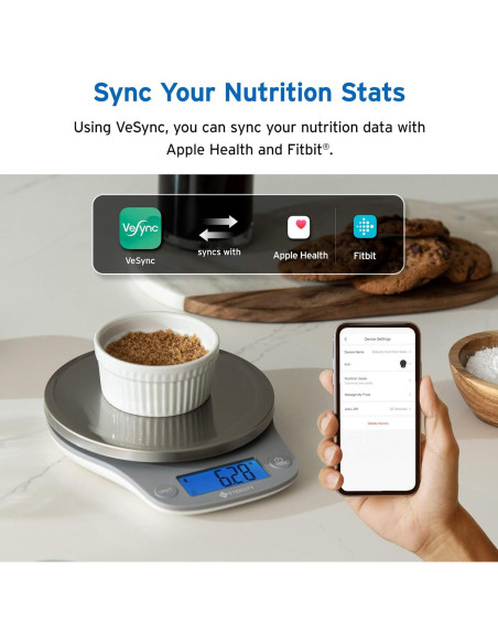 Balanza de Cocina Digital Etekcity 5000g Bluetooth Acero Inoxidable