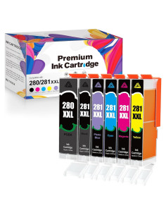 Cartuchos de tinta Gagalay PGI-280XXL compatibles - 6 unidades