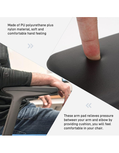 Almohadillas de Reposabrazos Herman Miller Embody SINOLUXE - Ergonomía y Comodidad