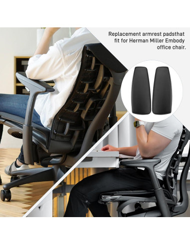 Almohadillas de Reposabrazos Herman Miller Embody SINOLUXE - Ergonomía y Comodidad