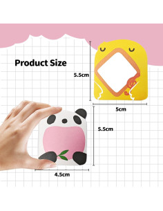 Notas Adhesivas Hganxiu en Formas de Animales - 6 Patrones Coloridos 2