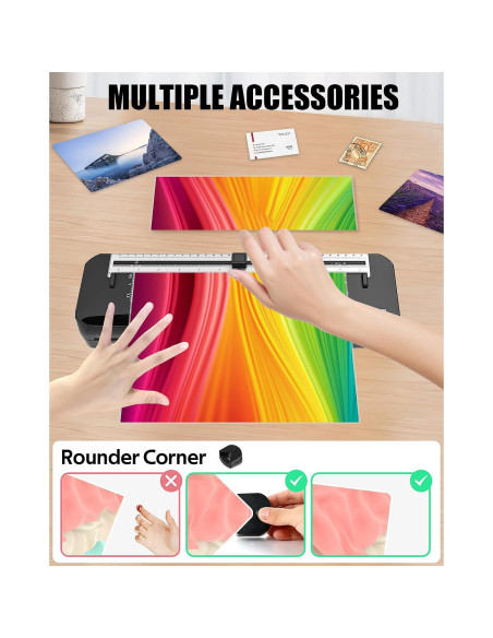 Laminadora A3 LADISHAN con Cortadora y 50 Hojas, 1.42 kg