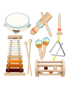 Conjunto de Instrumentos Musicales de Madera Yyndelicate para Niños