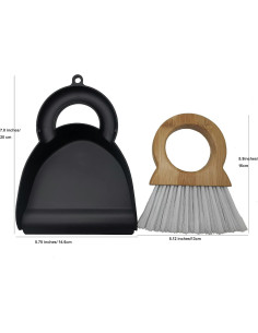 Mini Escoba y Recogedor Xifando Verde para Limpieza 2