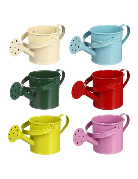 6 Regaderas para Niños de Hierro Coloridas 0.49 kg