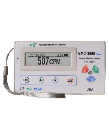 Contador Geiger GQ GMC-300E Plus para Radiación Nuclear