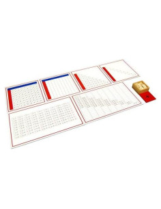 Gráficos de Trabajo de Adición Elite Montessori - 6 años