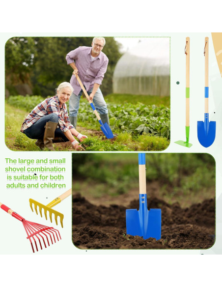 16 Piezas Herramientas de Jardinería para Niños Motionchic