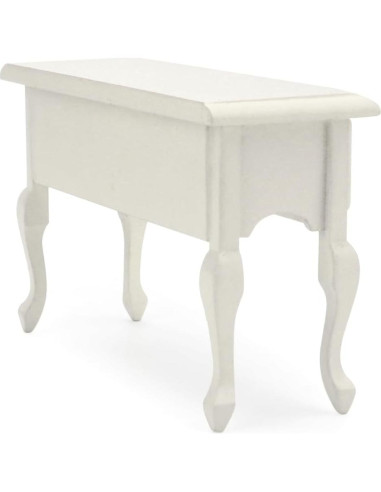 Mesa Miniatura 1:12 Cutemini Escritorio Blanco con 3 Cajones