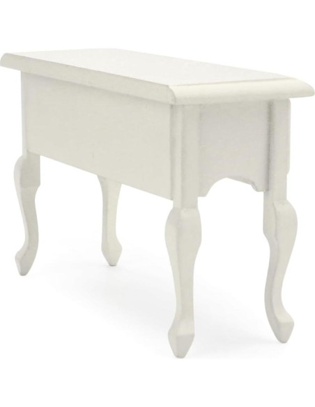 Mesa Miniatura 1:12 Cutemini Escritorio Blanco con 3 Cajones Mesa Miniatura 1:12 Cutemini Escritorio Blanco con 3 Cajones