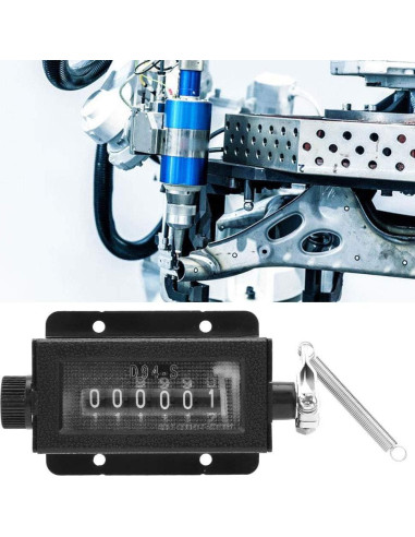Contador Manual Mecánico D94-S 6 Dígitos Reiniciable