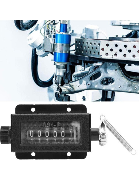 Contador Manual Mecánico D94-S 6 Dígitos Reiniciable
