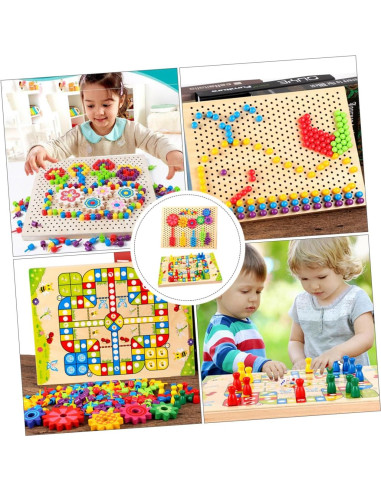 Juego de Ajedrez Volador de Madera Milisten 30x22cm Educativo