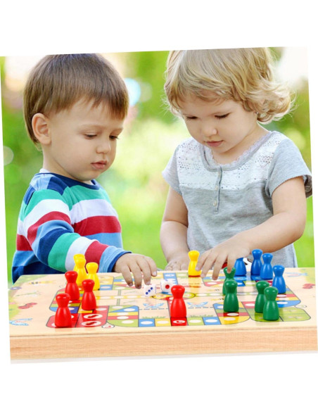 Juego de Ajedrez Volador de Madera Milisten 30x22cm Educativo