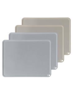 Manteles de Silicona KVK para Niños 4 Piezas Antideslizantes