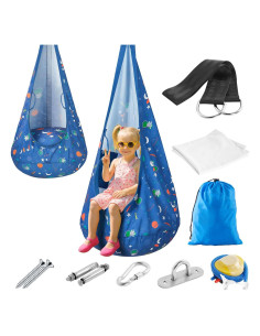 Columpio Sensorial Safotad Azul para Niños - Soporta 90.72kg