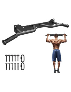Barra de Dominadas Kipika Montaje en Pared 99 cm 272 kg