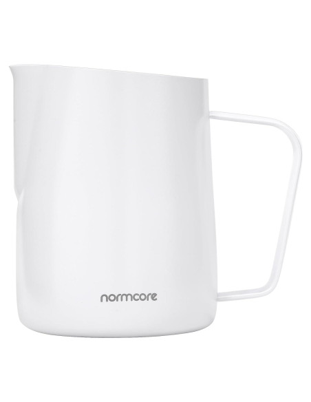 Jarra de Leche Normcore Sin Asa 600 ml - Acero Inoxidable Blanco