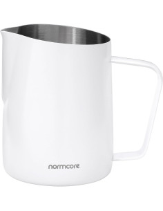 Jarra de Leche Normcore Sin Asa 600 ml - Acero Inoxidable Blanco 2