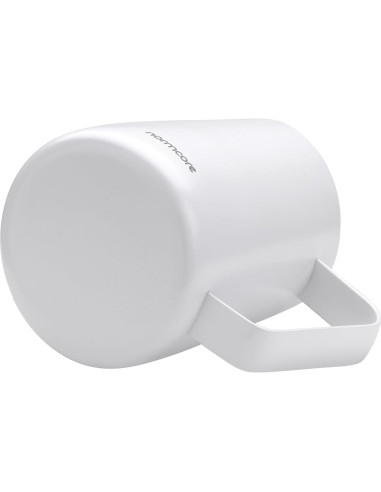 Jarra de Leche Normcore Sin Asa 600 ml - Acero Inoxidable Blanco