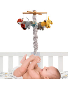 Móvil Musical para Cuna Lambs & Ivy Vida Salvaje - 3 Canciones 2