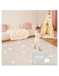 Alfombra de Juego JoyPony 200x180 cm Antideslizante Impermeable