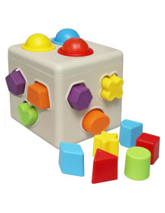 Juguete de Aprendizaje Kiddie Play - Clasificador de Formas 16 Piezas