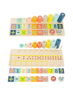 Rompecabezas de Madera Montessori WOODENFUN 35.56x8.13 cm