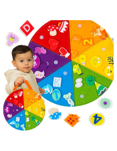 Tablero Sensorial Montessori STEAMFLO para Niños 3 a 6 Años