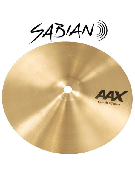 Plato Splash Sabian AAX 20.32 cm Bronce 5.6 oz