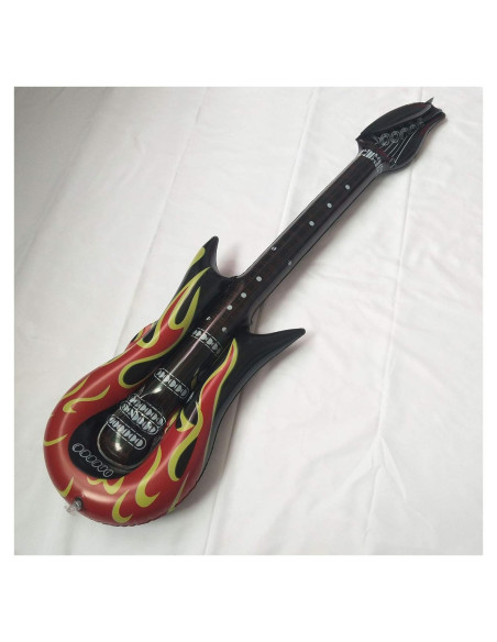 Guitarra Inflable Morndew 2 PCS PVC para Fiestas y Decoración Guitarra Inflable Morndew 2 PCS PVC para Fiestas y Decoración