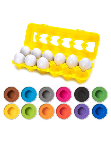 Juguete de Aprendizaje Driddle - Huevos de Colores para Niños