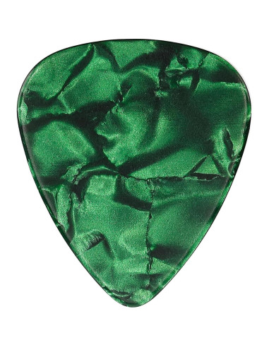 Paquete de 15 púas de guitarra celuloide con caja metálica