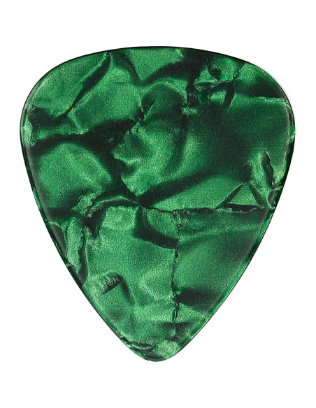 Paquete de 15 púas de guitarra celuloide con caja metálica