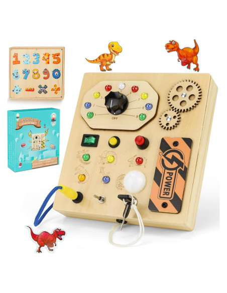 Tabla Ocupada Montessori LED JamieWin para Niños 1-3 Años Tabla Ocupada Montessori LED JamieWin para Niños 1-3 Años