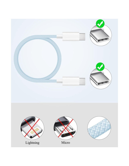 Cargador Rápido USB-C 20W Arparnar para iPhone 16/15 y iPad