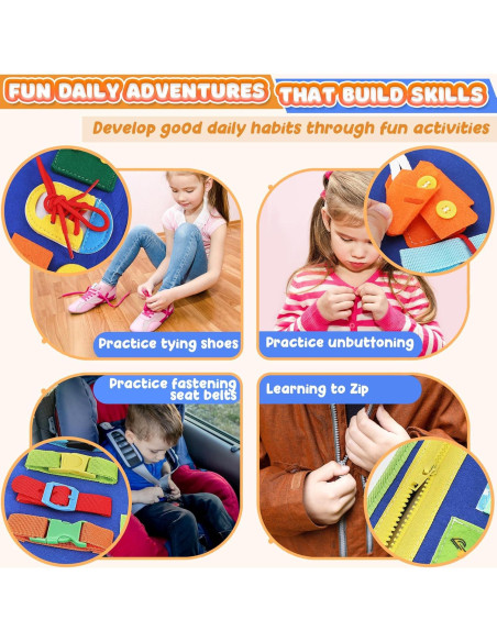 Tablero Ocupado Montessori URMYWO para Niños 1-6 Años - Actividades Educativas Tablero Ocupado Montessori URMYWO para Niños 1-6 Años - Actividades Educativas